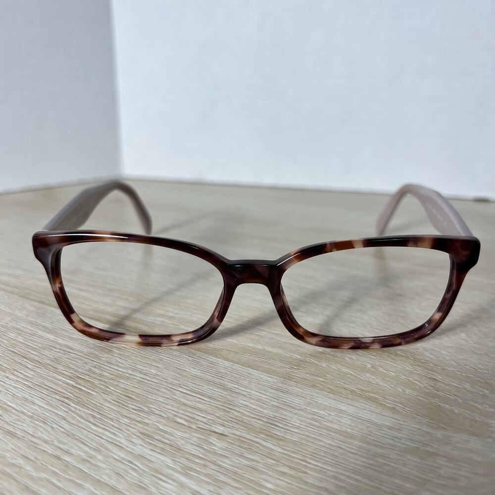 Prada VPR18T UE0-1O1 Eyeglasses Pink Tortoise Frames 53-16-140 Italy - Picture 2 of 11